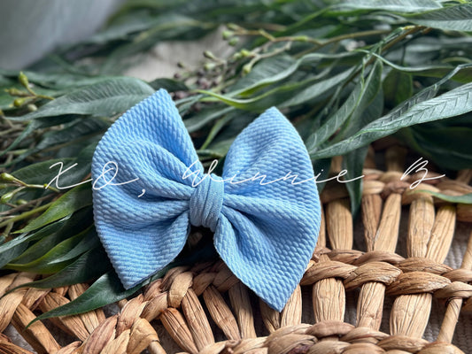 Dusty Blue Biggy Bow