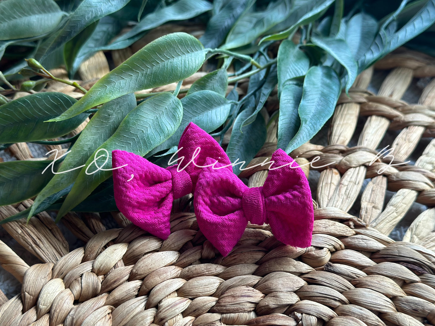 Bold Pink Mini Piggies