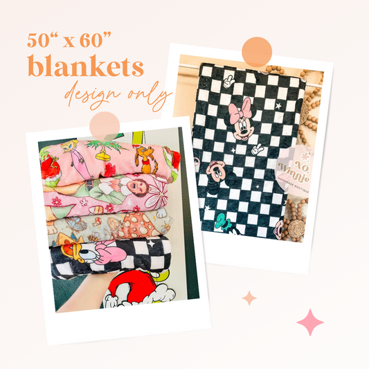 50”x60” Minky Blanket PREORDER