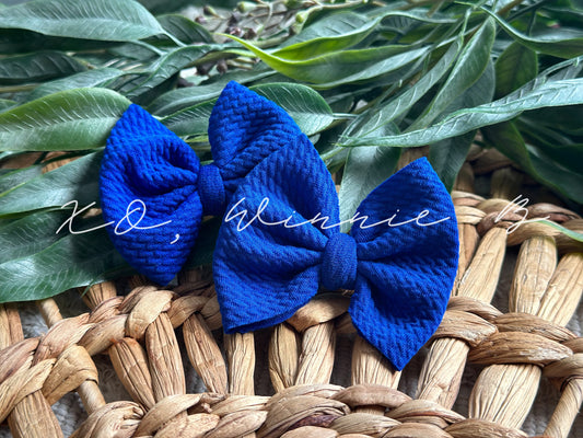 Royal Blue Classic Piggies