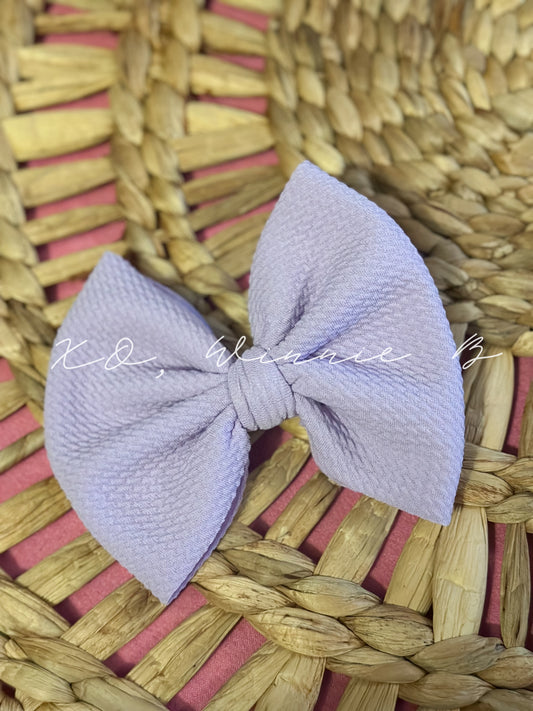 Lavender Biggy Bow